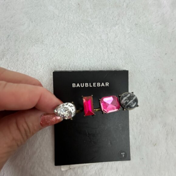 BAUBLEBAR: Triple Ring Antique gold - Size 7 - Adjustable - Picture 2 of 5